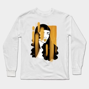 Gold Drip Long Sleeve T-Shirt